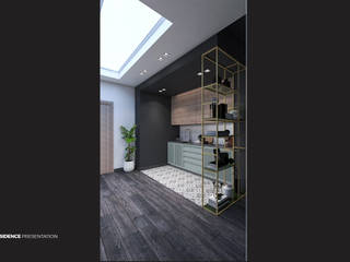 Hayah Residence Project, ICONIC DESIGN STUDIO ICONIC DESIGN STUDIO Dapur kecil