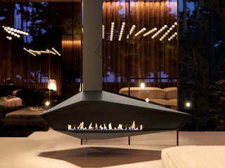 Shelter — Fireplace Design , Shelter ® Fireplace Design Shelter ® Fireplace Design Гостиная в стиле модерн