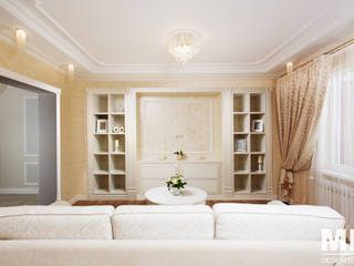 Таунхаус, MK-design studio MK-design studio Classic style living room