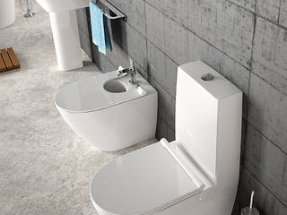 SANLIFE compacta- série sanitária, Melissa vilar Melissa vilar Modern Bathroom