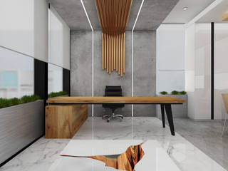 NSH Line Office, Deev Design Deev Design Espacios comerciales Cobre/Bronce/Latón