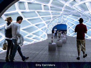 City Corridors, Deev Design Deev Design Espaces commerciaux Caoutchouc