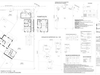 PLANO MUNICIPAL (EMPADRONAMIENTO)- Dibujo cad para Arq. Patricia Morelli, DF ARQ DF ARQ Single family home Reinforced concrete