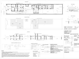 PLANO MUNICIPAL (EMPADRONAMIENTO)- Dibujo cad para Arq. Patricia Morelli, DF ARQ DF ARQ Single family home Reinforced concrete