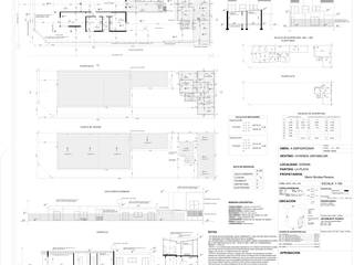 PLANO MUNICIPAL (EMPADRONAMIENTO)- Dibujo cad para Arq. Patricia Morelli - Localidad Gorina, DF ARQ DF ARQ Casas familiares Concreto reforçado