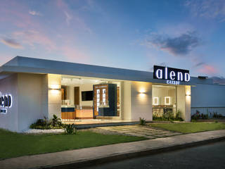 Tienda Alena Makeup, Sentido Interior Arquitectos Sentido Interior Arquitectos Small houses Бетон