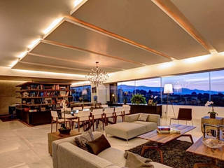 California Beach House , Hector Landgrave Hector Landgrave Moderne Wohnzimmer