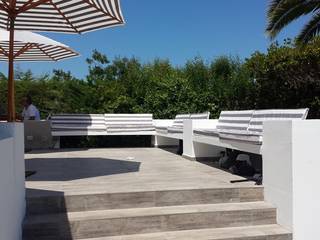 Remodelacion Terraza, Camps Arquitectura Camps Arquitectura สระในสวน คอนกรีต