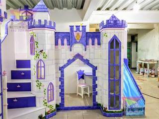 Hermoso castillo con cascada Kids World- Recamaras, literas y muebles para niños Dormitorios infantiles clásicos Derivados de madera Transparente castillo,castillos,litera,cama,recamara,kidsworld,muebles,castle,hogar,decoracion,Camas y cunas