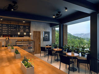 Cafe Eton, Arciete + Orillo Architects Arciete + Orillo Architects مساحات تجارية