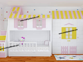 Ranzalı Çocuk&Genç Odası, Ceylin ve Ece'nin Odası , MOBİLYADA MODA MOBİLYADA MODA Modern nursery/kids room