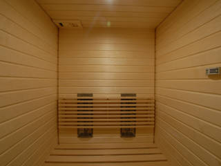 Sauna fińska z osiki białej, Safin Safin Minimalist style bathroom