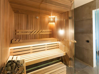 Sauna z cedru kanadyjskiego, Safin Safin Modern Bathroom