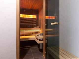 Sauna z cedru kanadyjskiego, Safin Safin Spa phong cách hiện đại