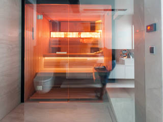 Sauna z cedru kanadyjskiego , Safin Safin Modern Bathroom
