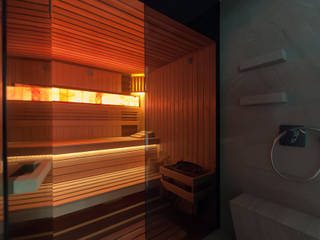 Sauna z cedru kanadyjskiego , Safin Safin Phòng tắm phong cách hiện đại