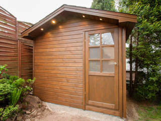 Zewnętrzna sauna ze świerku skandynawskiego, Safin Safin Modern Garden