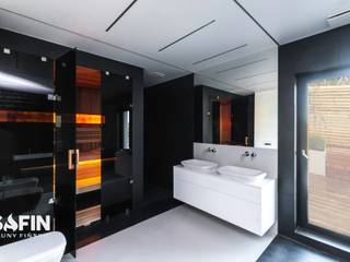 Nowoczesna sauna sucha, Safin Safin Spa moderna
