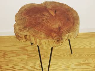 Mesa Tronco, woodlovers woodlovers Ruang Keluarga Gaya Rustic Kayu Wood effect