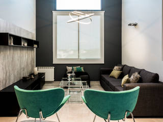 DISEÑO DE VIVIENDA UNIFAMILIAR , CLAUDIA BREPPE CLAUDIA BREPPE Modern living room