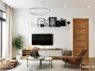 Thiết kế nội thất chung cư GoldMark - nhà Anh Đại, Thiết kế - Nội thất - Dominer Thiết kế - Nội thất - Dominer