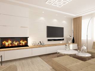 Дизайн кухни-гостиной , SOS-REMONT SOS-REMONT Living room