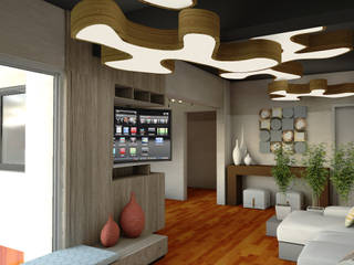 Remodelación de un departamento, Design WRX Design WRX Casas modernas Derivados de madera Transparente