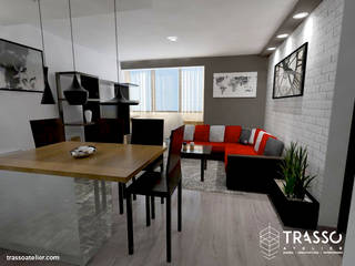 INTERIORISMO RAMOS MILLAN, TRASSO ATELIER TRASSO ATELIER Modern living room