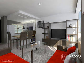 INTERIORISMO RAMOS MILLAN, TRASSO ATELIER TRASSO ATELIER Modern living room