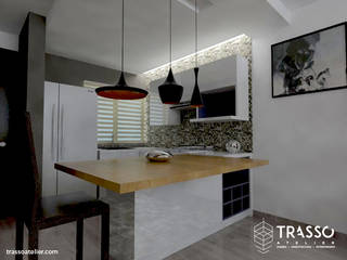 INTERIORISMO RAMOS MILLAN, TRASSO ATELIER TRASSO ATELIER Built-in kitchens