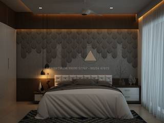 BARDOLI, Drashtikon Designer Consultant (kamal maniya) Drashtikon Designer Consultant (kamal maniya) Modern style bedroom