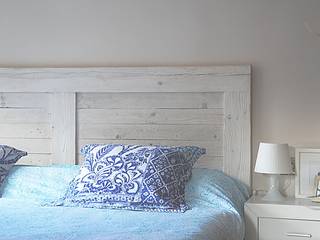 Cabecero Aura, Naturalis Muebles Naturalis Muebles Scandinavian style bedroom Solid Wood Multicolored