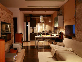 Жизнь в стиле LOFT, Irina Yakushina Irina Yakushina Living room