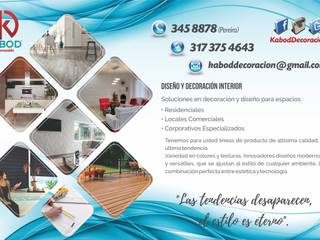 FLYER INFORMATIVO, KABOD DECORACION KABOD DECORACION Spa