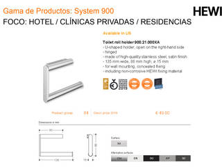 Foco: Hotel / Clínicas privadas / Residencias, Arquideco Arquideco Baños de estilo moderno