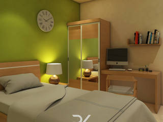 Kamar Kos, RK Interior Design RK Interior Design BedroomBeds & headboards