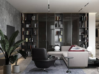 UI031, YOUSUPOVA YOUSUPOVA Eclectic style living room