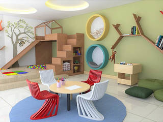 Brinquedoteca / Espaço Kids, Patricia Picelli Arquitetura e Interiores Patricia Picelli Arquitetura e Interiores Modern nursery/kids room