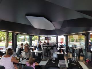 Restaurante Maspalomas, AB Resyrok slu AB Resyrok slu Salas de estilo moderno Sintético Marrón