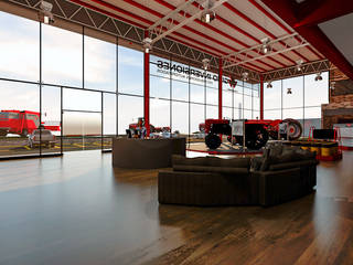 Agencia Matriz y CIA Massey Ferguson, Ag Arquitectos Ag Arquitectos مكتب عمل أو دراسة