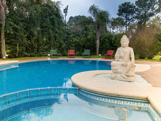 Casa CNSD, Luis Barberis Arquitectos Luis Barberis Arquitectos Giardino con piscina