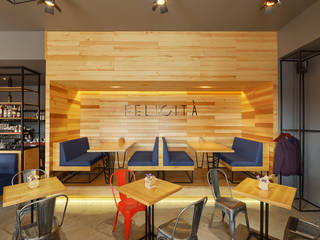 FELICITA' city cafe, YUDIN Design YUDIN Design Комерційні приміщення