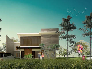 CDR HOUSE, midun and partners architect midun and partners architect Tropical style houses
