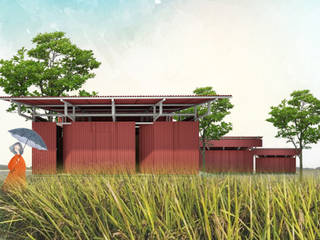 RUTANBELO, midun and partners architect midun and partners architect Rumah Gaya Industrial