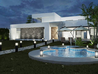 Casa Tecali, box04 ARQUITECTURA box04 ARQUITECTURA Modern houses