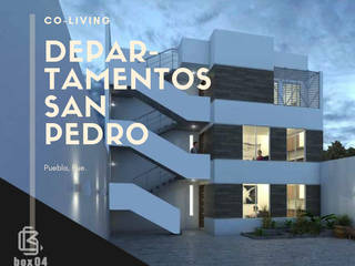 Departamentos San Pedro, box04 ARQUITECTURA box04 ARQUITECTURA منازل صغيرة