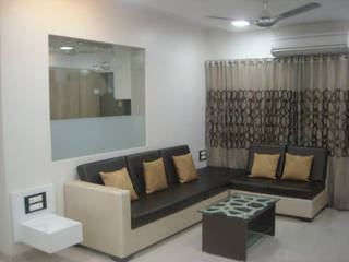 Residence, Mi-Decor Mi-Decor Modern living room Leather Beige