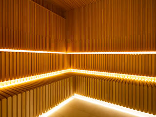 Nero Otel Spa Project , Çilek Spa Design Çilek Spa Design Saunas Madeira Acabamento em madeira