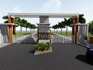 Entry Portal Design for M/s SSN Developers @ Bidar, Cfolios Design And Construction Solutions Pvt Ltd Cfolios Design And Construction Solutions Pvt Ltd