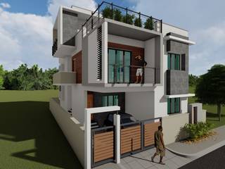 Proposed Residence @ Vijayapura, Cfolios Design And Construction Solutions Pvt Ltd Cfolios Design And Construction Solutions Pvt Ltd